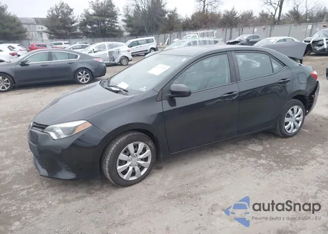 2014 Toyota Corolla Le z USA, uszkodzony, nr VIN 2T1BURHE1EC178272